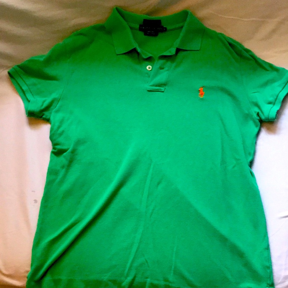 Ralph Lauren polo green youth m shirt